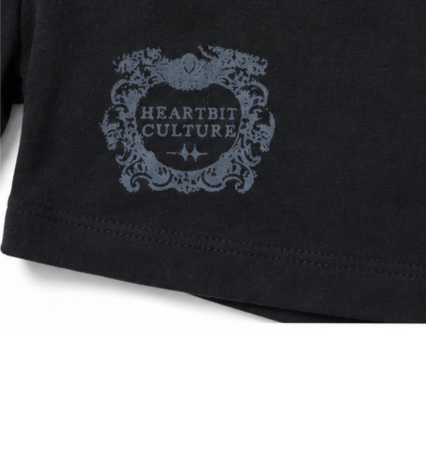 FOLD OVER MINI SHORTS BLACK